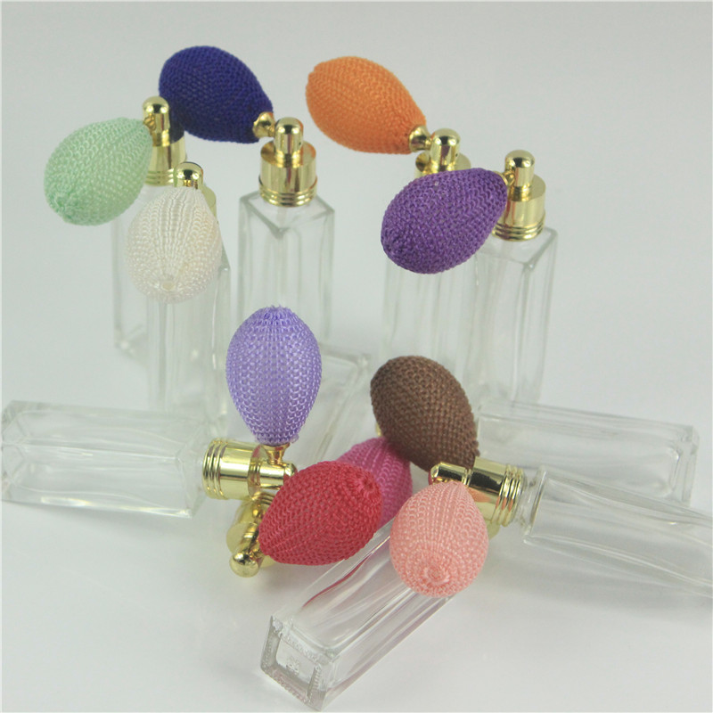 Perfume Decant Sample - 5 ชิ้น/ล็อต 10 มิลลิลิตรที่ว่างเปล่าถุงลมนิรภัยน้ำหอมขวดขวดเปล่าที่มีสีสันแก้วหนาเครื่องสำอางค์