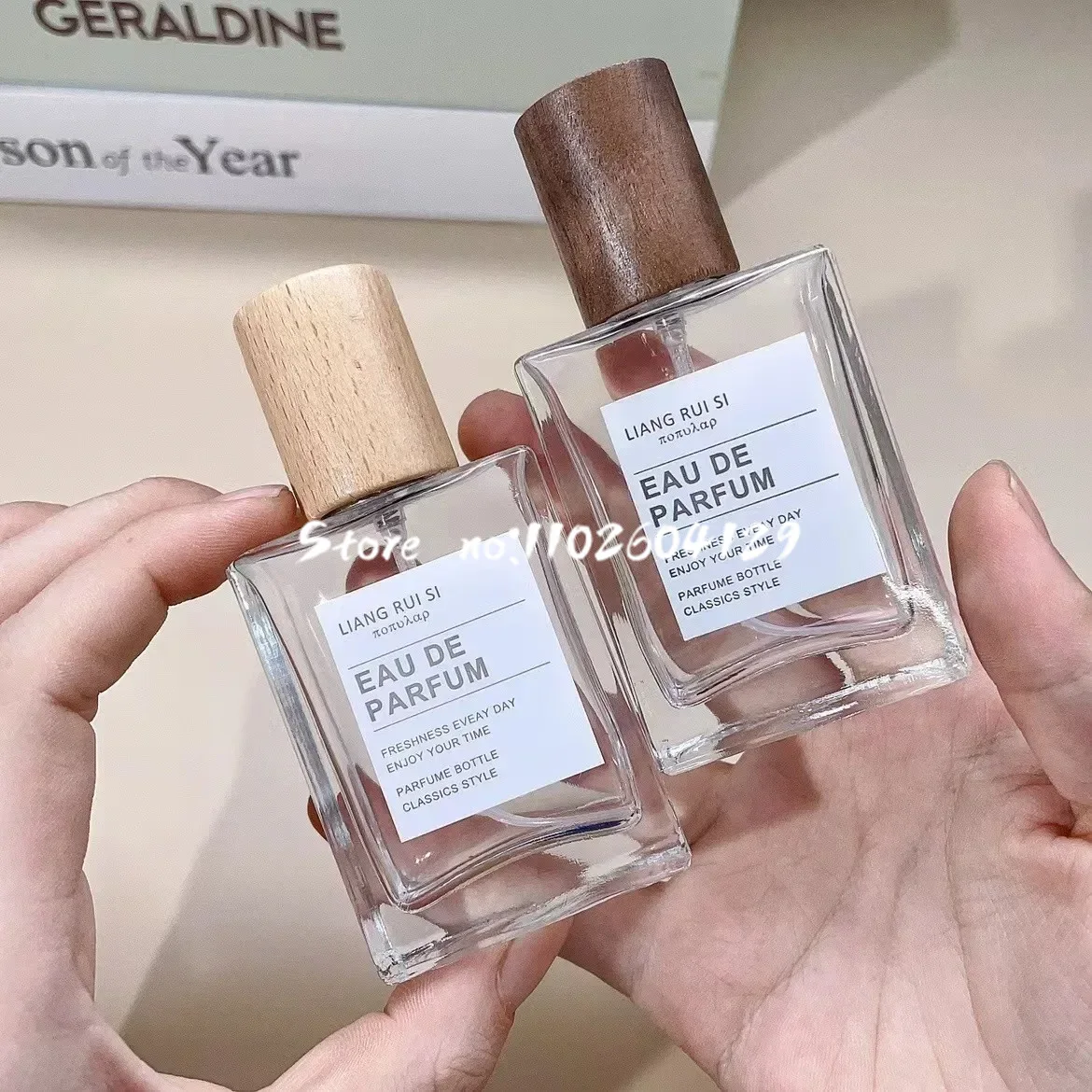 Perfume Decant Sample - 10 ชิ้น/ล็อต 30/50ml น้ําหอมบรรจุขวดแบบพกพาสแควร์แก้วสเปรย์ขวดขนาดใหญ่ความจุเปลี่ยนวอลนัทที่ว่างเปล่าขายส่ง