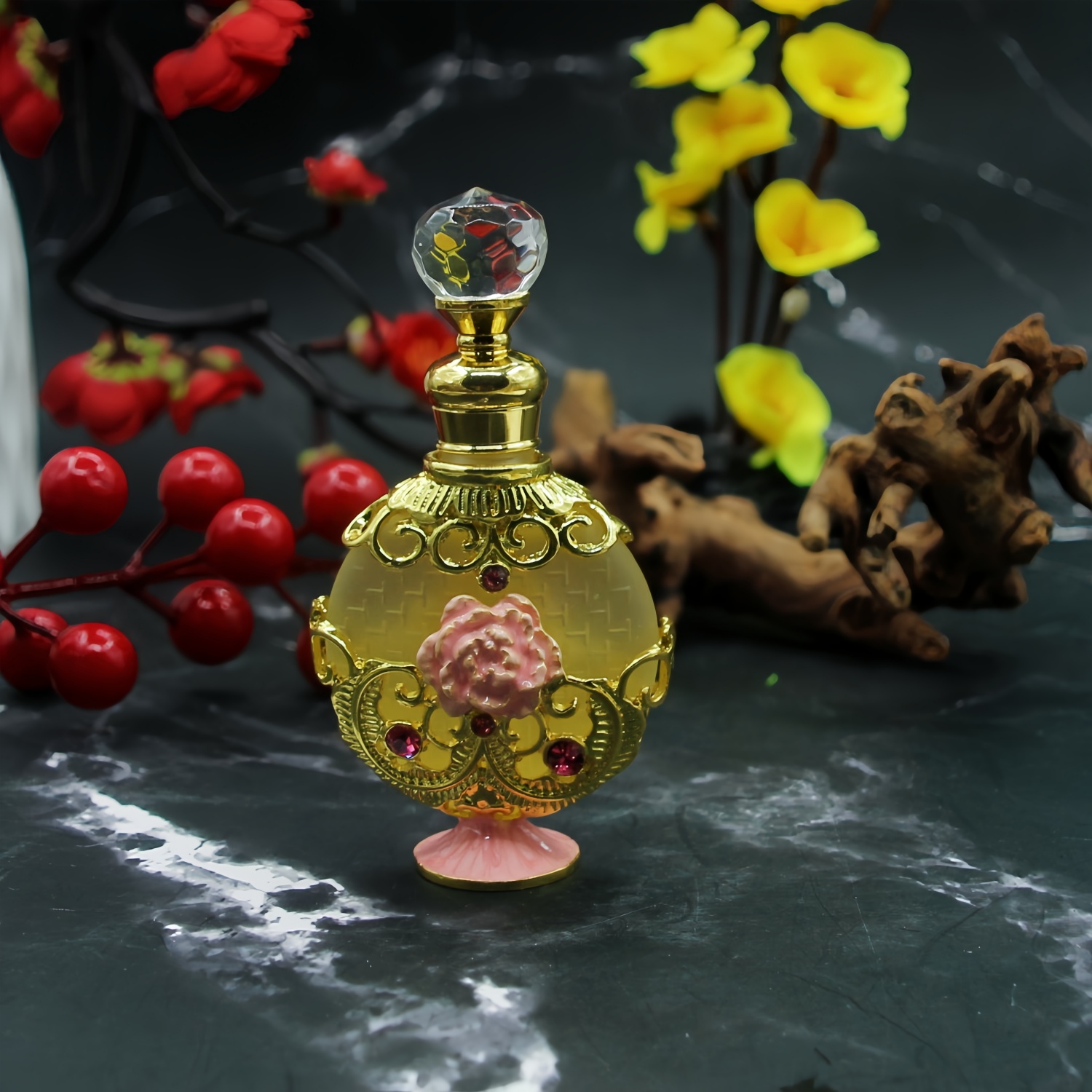 Perfume Fragrance World - น้ำหอมสำหรับผู้หญิง ฮาลาล ดูไบ น้ำหอมเข้มข้นแบบน้ำมัน กลิ่นหอมติดทนนาน กลิ่นวินเทจสุดหรู