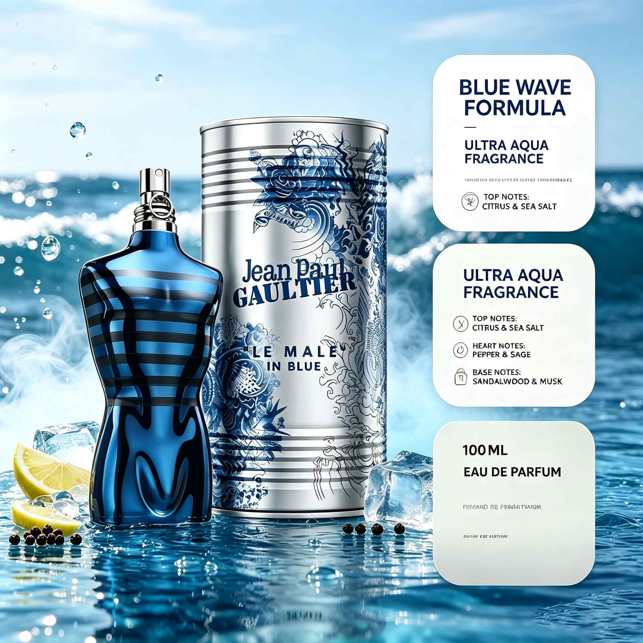 น้ำหอม Jean Paul Gaultier Le M - Perfume Fragrance Jean Paul Gaultier Le Male บทวิจารณ์และราคา