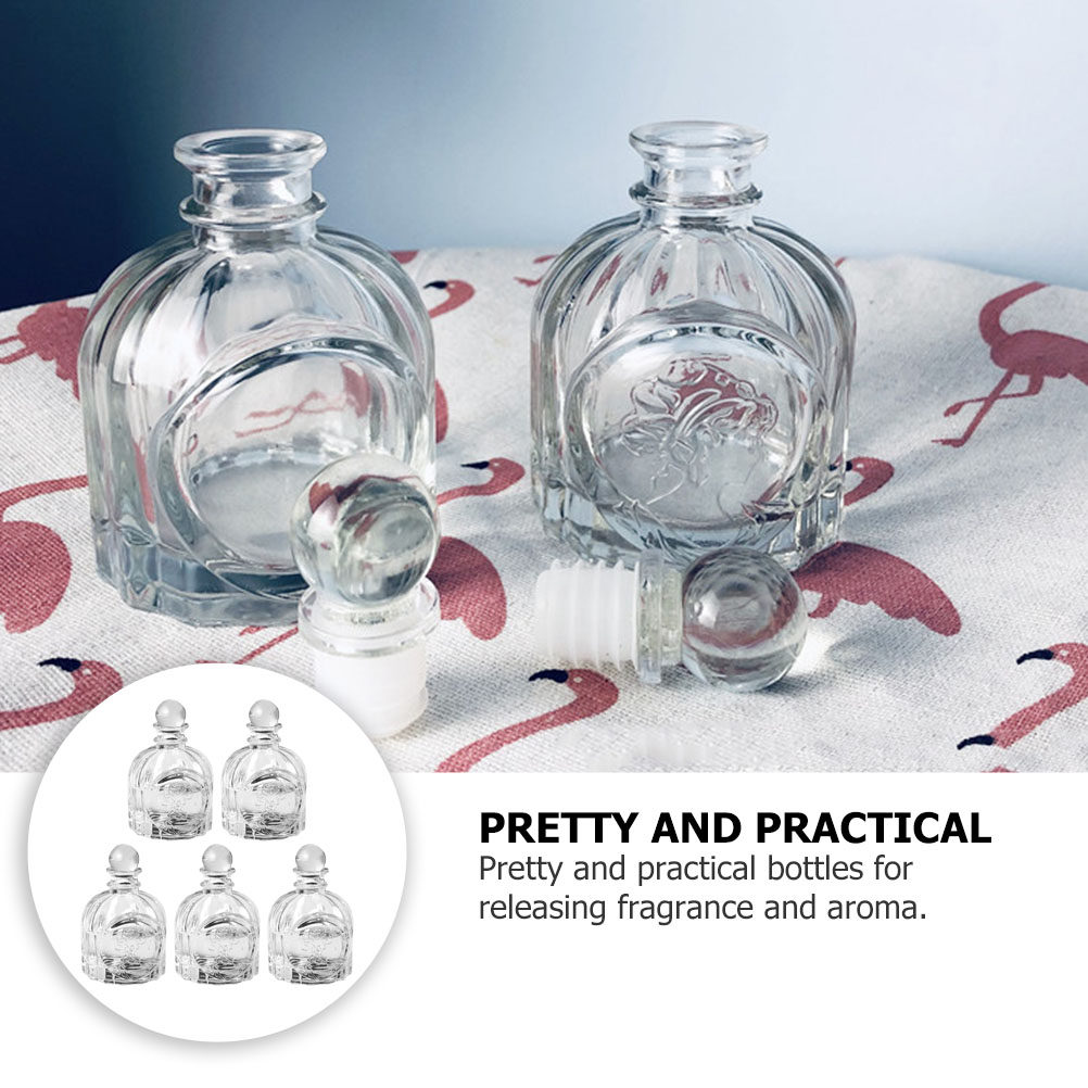 ขวดน้ำหอมสไตล์ฝรั่งเศสแบบใส 5  - Perfume Aroma Fragrance บทวิจารณ์และราคา